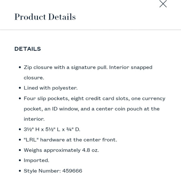 Lauren Ralph Lauren Yellow Wristlet Clutch - Picture 5 of 5